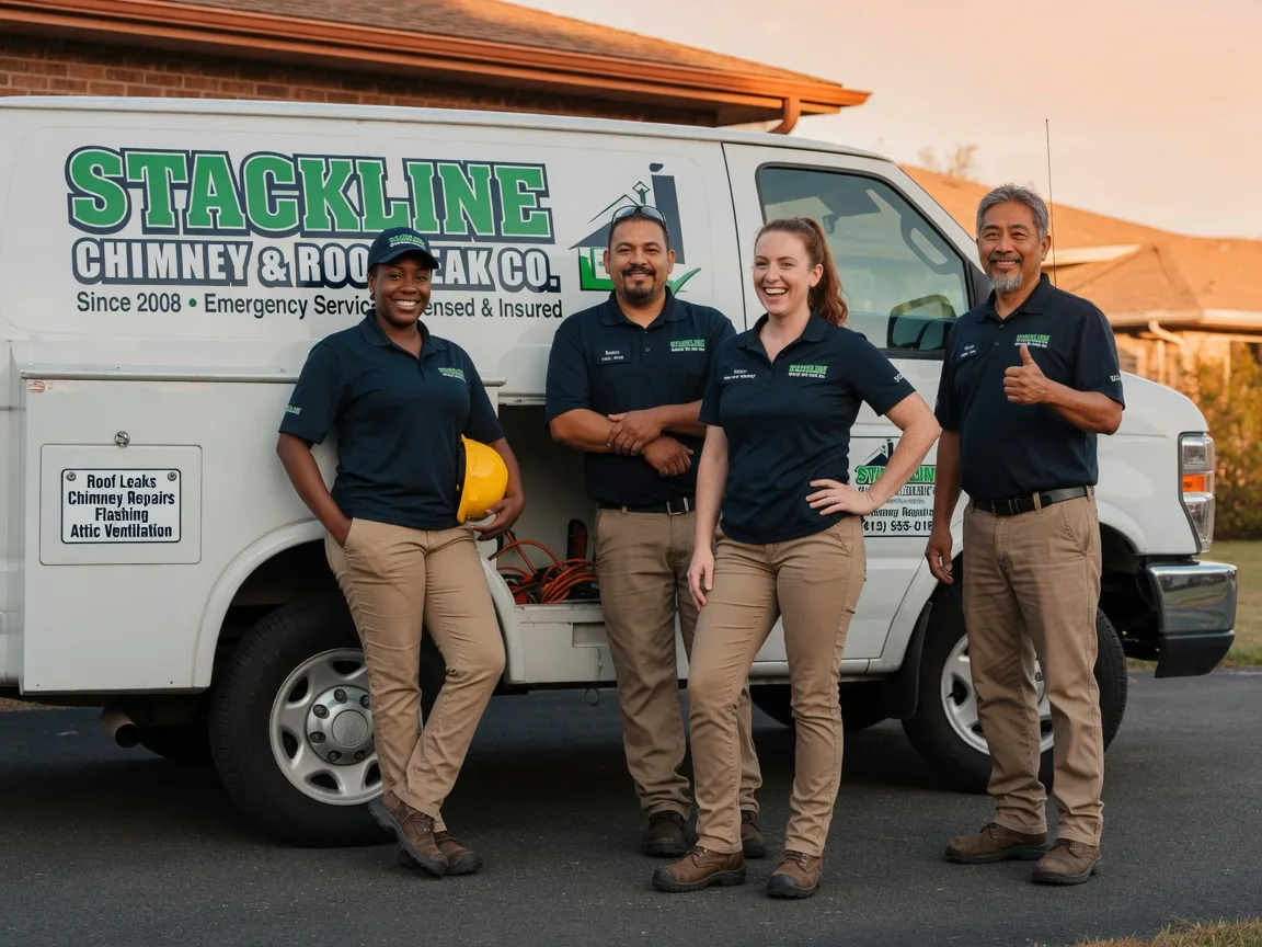 Chimney flashing repair company in Bismarck, AR